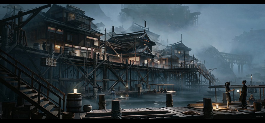 Blender模型 日式风格村庄房屋建筑3D模型+中文视频教程 Japanese Village Kitbash 设计教程 第2张-素材湾丨精选海外优质设计素材资源 Blender模型 日式风格村庄房屋建筑3D模型+中文视频教程 Japanese Village Kitbash 设计教程 sucaiwan.com