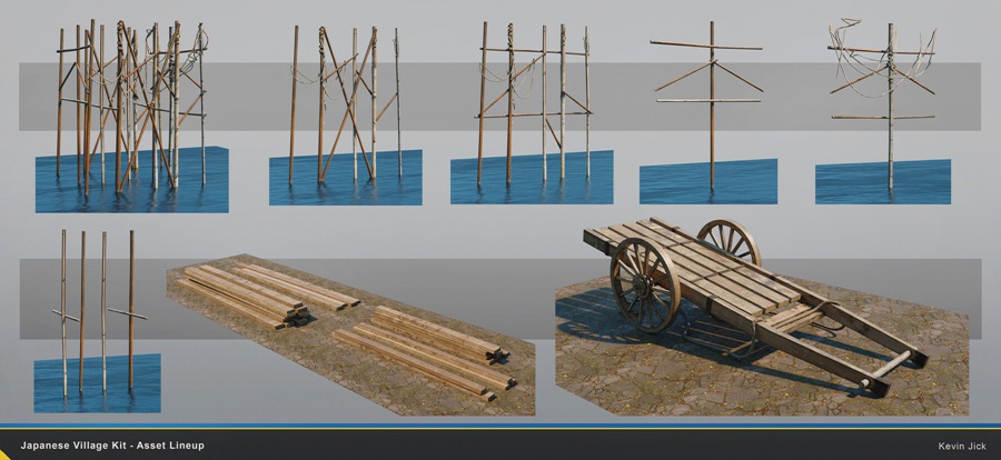 Blender模型 日式风格村庄房屋建筑3D模型+中文视频教程 Japanese Village Kitbash 设计教程 第13张-素材湾丨精选海外优质设计素材资源 Blender模型 日式风格村庄房屋建筑3D模型+中文视频教程 Japanese Village Kitbash 设计教程 sucaiwan.com