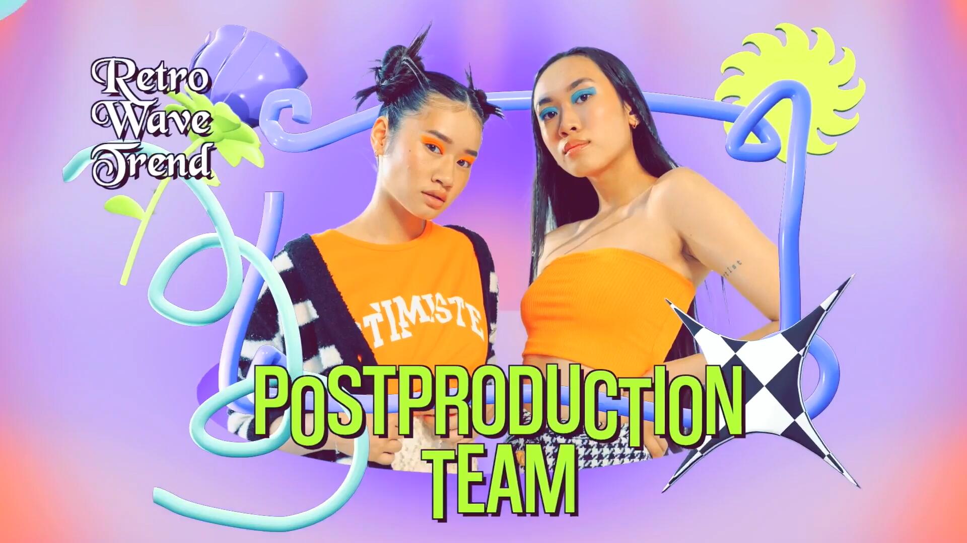 FCPX插件：复古后现代主义3D趣味Y2K几何图形视频排版动画标题开场介绍 , sucaiwan.com