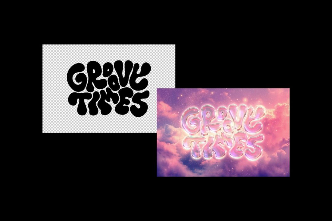 梦幻玻璃水晶质感3D立体海报标题LOGO设计PS特效样机素材 Dreamy Chrome Text & Logo Effect 插件预设 sucaiwan.com
