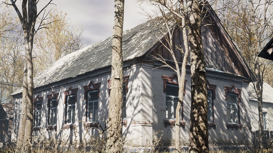 UE素材 秋季荒凉乌克兰村庄房屋树木场景3D模型 Ukraine Village 01 样机素材 第3张-素材湾丨精选海外优质设计素材资源 UE素材 秋季荒凉乌克兰村庄房屋树木场景3D模型 Ukraine Village 01 样机素材 sucaiwan.com