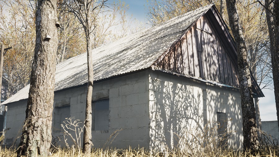 UE素材 秋季荒凉乌克兰村庄房屋树木场景3D模型 Ukraine Village 01 样机素材 第9张-素材湾丨精选海外优质设计素材资源 UE素材 秋季荒凉乌克兰村庄房屋树木场景3D模型 Ukraine Village 01 样机素材 sucaiwan.com