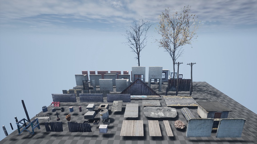 UE素材 秋季荒凉乌克兰村庄房屋树木场景3D模型 Ukraine Village 01 样机素材 第15张-素材湾丨精选海外优质设计素材资源 UE素材 秋季荒凉乌克兰村庄房屋树木场景3D模型 Ukraine Village 01 样机素材 sucaiwan.com