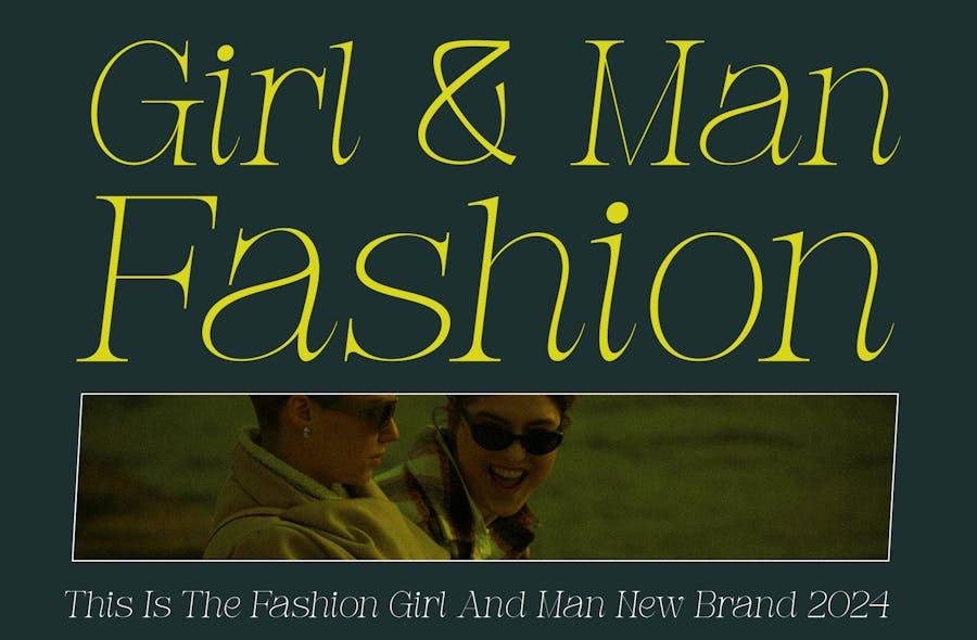 时尚优雅杂志印刷设计衬线英文字体安装包 Mathe Netha – Thin Serif Luxury Font 设计素材 sucaiwan.com