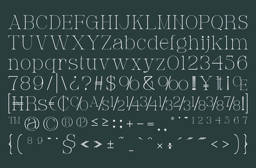 时尚优雅杂志印刷设计衬线英文字体安装包 Mathe Netha – Thin Serif Luxury Font 设计素材 sucaiwan.com