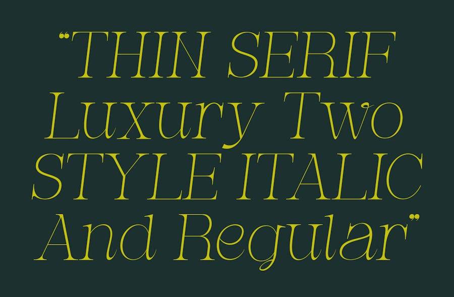 时尚优雅杂志印刷设计衬线英文字体安装包 Mathe Netha – Thin Serif Luxury Font 设计素材 sucaiwan.com