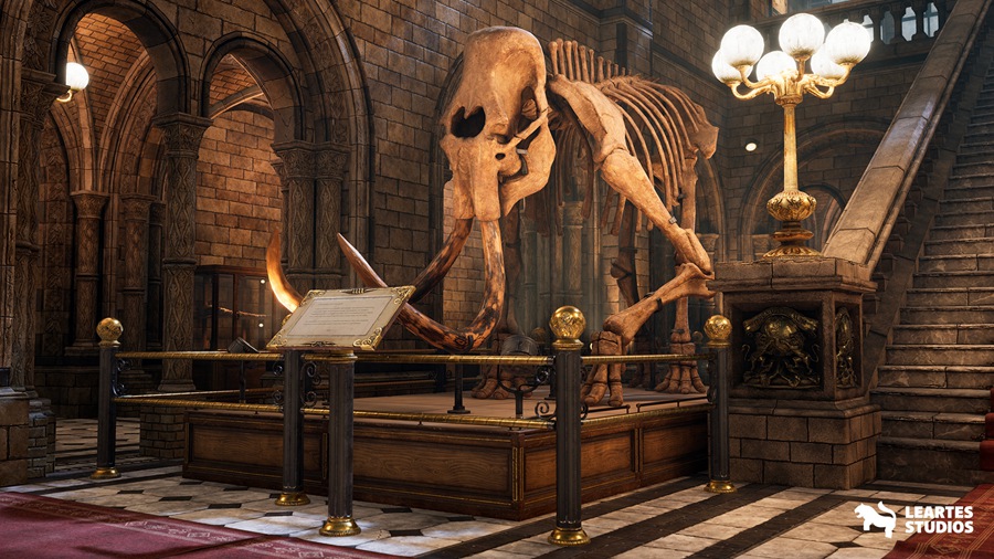 UE素材 151组独特恐龙历史博馆事内环境3D模型元素包 Historical Museum 样机素材 sucaiwan.com