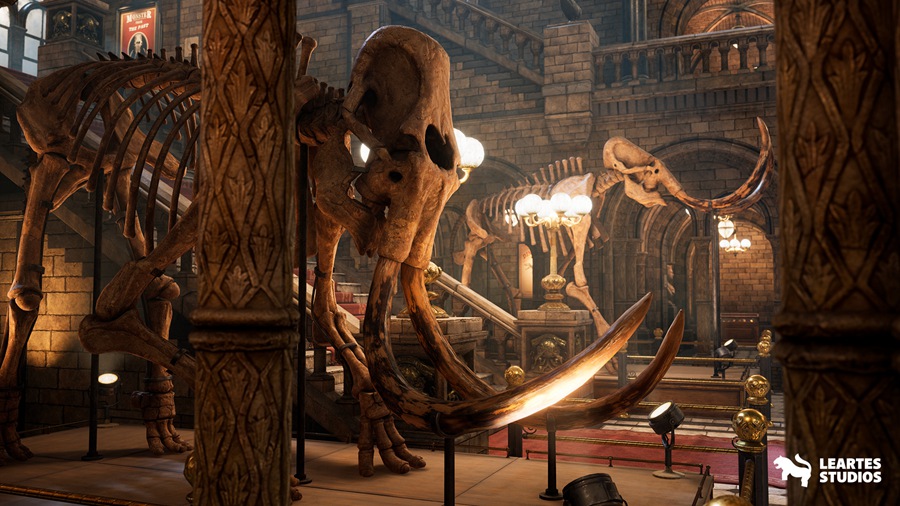 UE素材 151组独特恐龙历史博馆事内环境3D模型元素包 Historical Museum 样机素材 sucaiwan.com