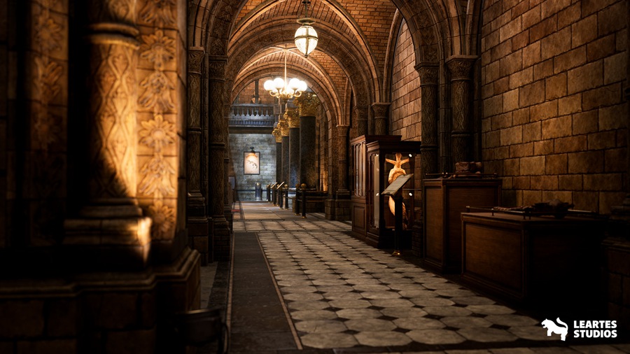 UE素材 151组独特恐龙历史博馆事内环境3D模型元素包 Historical Museum 样机素材 sucaiwan.com