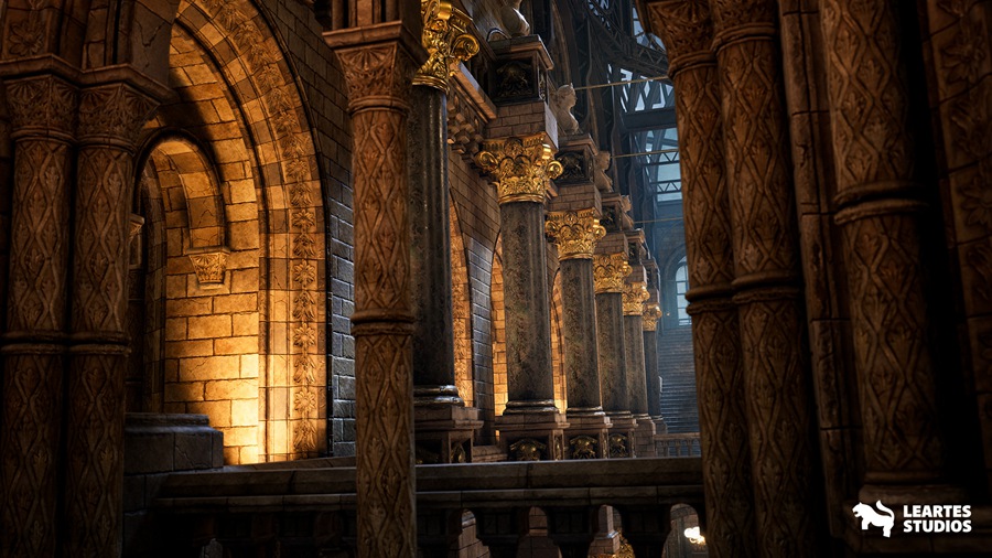 UE素材 151组独特恐龙历史博馆事内环境3D模型元素包 Historical Museum 样机素材 sucaiwan.com