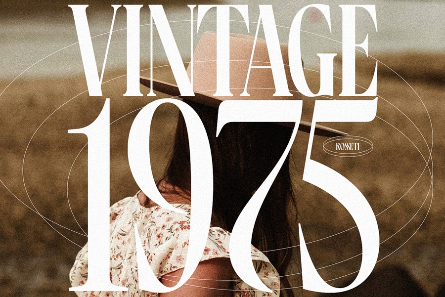 高级经典优雅英伦欧风杂志海报标题Logo标志设计衬线英文字体安装包 Rosseti 设计素材 第7张-素材湾丨精选海外优质设计素材资源 高级经典优雅英伦欧风杂志海报标题Logo标志设计衬线英文字体安装包 Rosseti 设计素材 sucaiwan.com