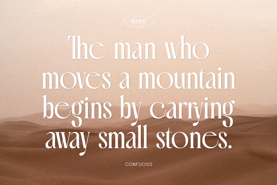 高级经典优雅英伦欧风杂志海报标题Logo标志设计衬线英文字体安装包 Rosseti 设计素材 第8张-素材湾丨精选海外优质设计素材资源 高级经典优雅英伦欧风杂志海报标题Logo标志设计衬线英文字体安装包 Rosseti 设计素材 sucaiwan.com