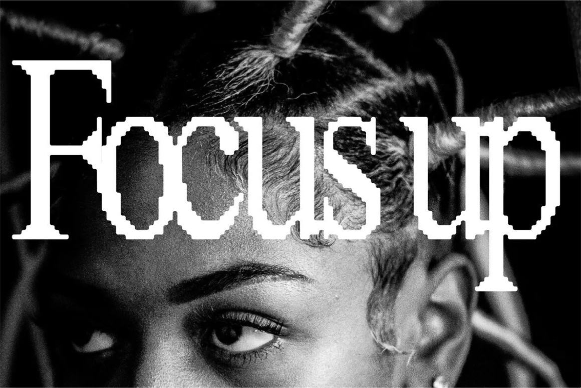 英文字体：4款复古像素罗马风衬线英文标题logo排版装饰西文字体 Retro Pixel Font TT New Pixel 设计素材 sucaiwan.com