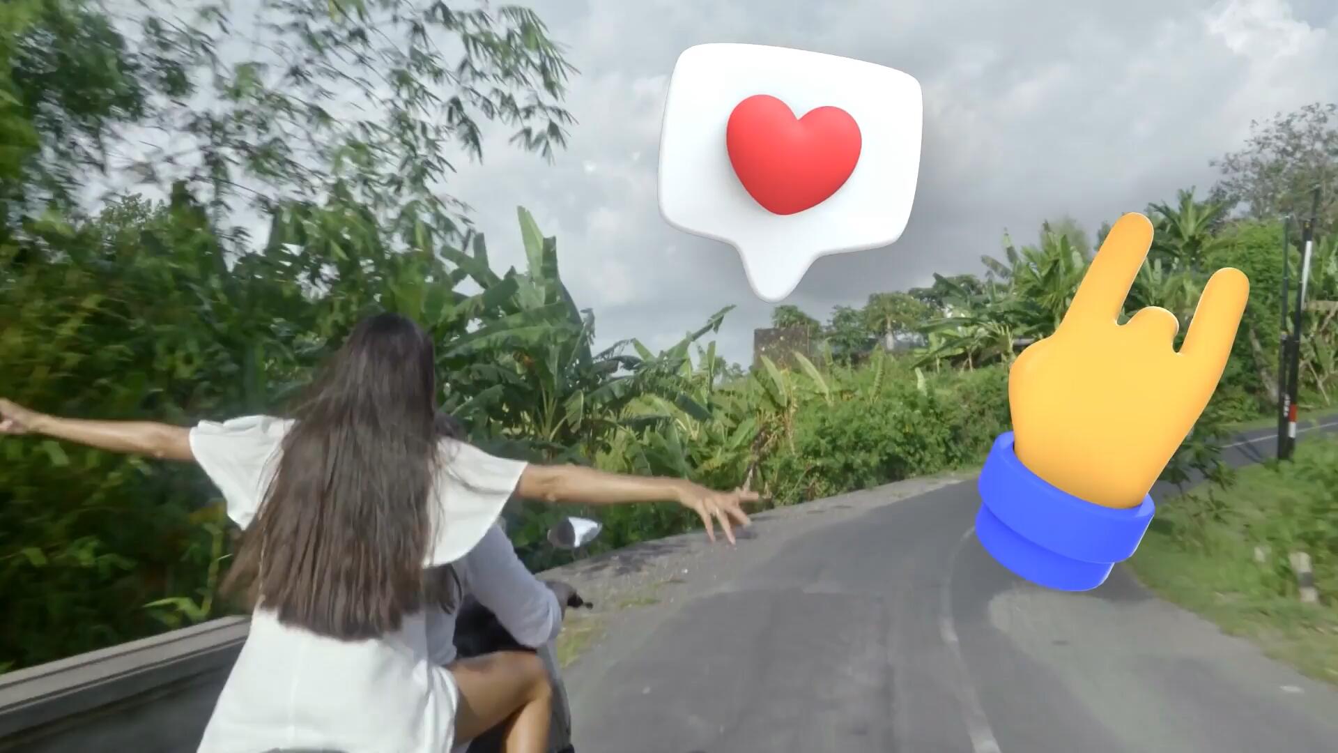 FCPX插件：51款趣味卡通现代3D表情包emoji符号图标演示动画套装 , sucaiwan.com