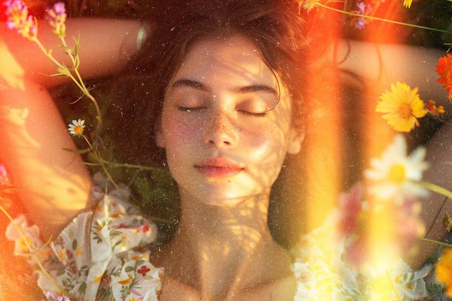 复古漏光太阳耀斑灰尘纹理照片效果PS特效滤镜样机模板素材 Light Leaks & Flares Photo Effect 插件预设 sucaiwan.com