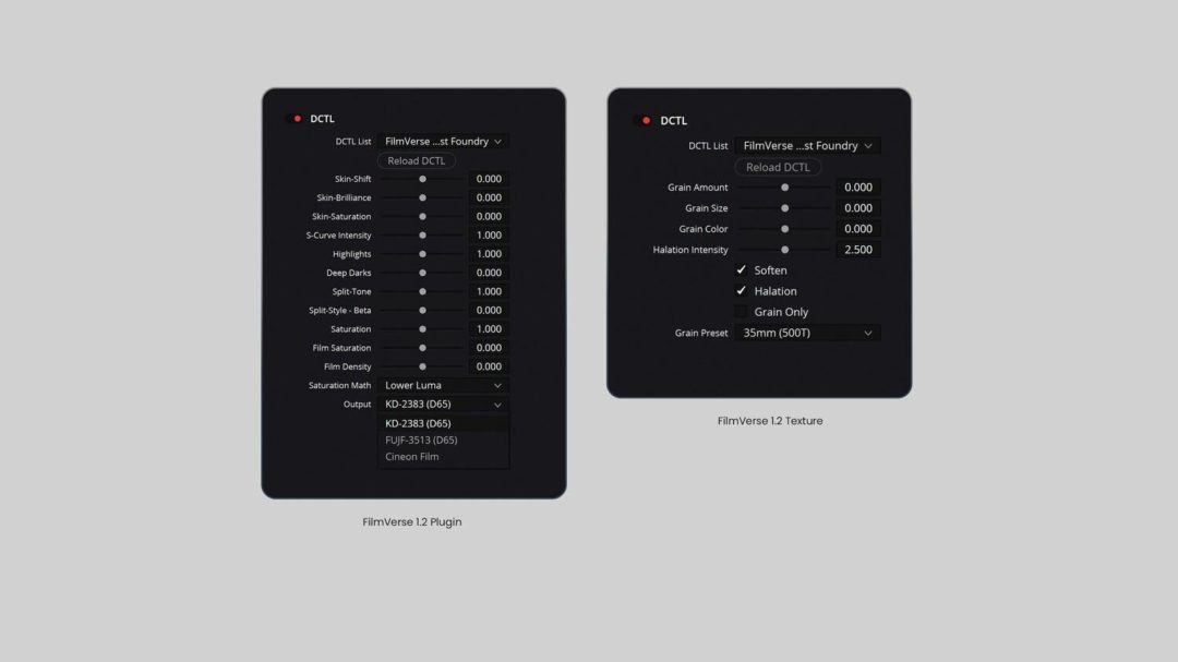 高级电影质感柯达Vision 500T + 2383(D65)/3513(D65)胶片模拟视频调色达芬奇DCTL插件 Colorist Foundry Filmverse (V1.2) 插件预设 第5张-素材湾丨精选海外优质设计素材资源 高级电影质感柯达Vision 500T + 2383(D65)/3513(D65)胶片模拟视频调色达芬奇DCTL插件 Colorist Foundry Filmverse (V1.2) 插件预设 sucaiwan.com