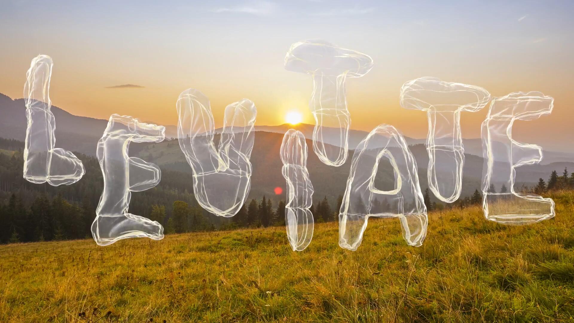 AE模板：52款3D趣味轻松透明塑料膨胀英文大写字母数字符号动画AE视频模板 Easy Breezy Typeface , sucaiwan.com