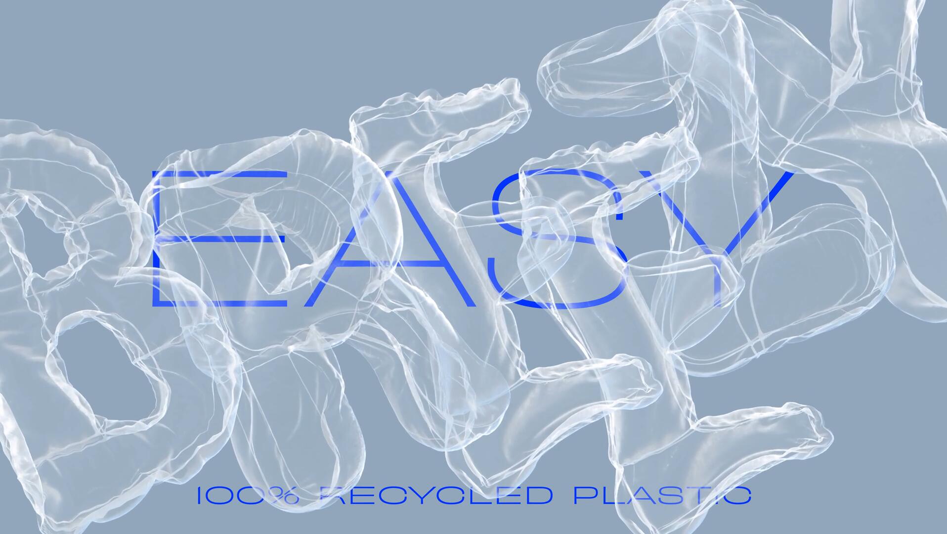 AE模板：52款3D趣味轻松透明塑料膨胀英文大写字母数字符号动画AE视频模板 Easy Breezy Typeface , sucaiwan.com