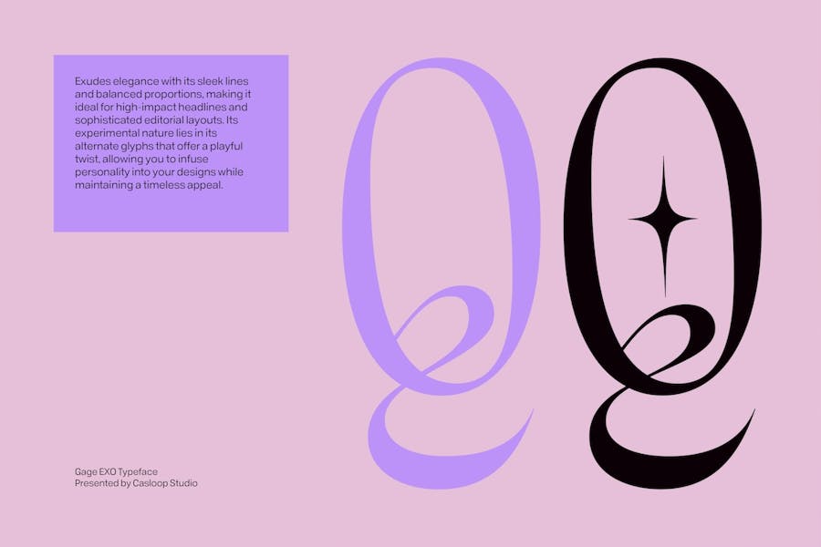 时尚复古新艺术风格品牌书籍徽标设计衬线英文字体安装包 Gage EXO – Elegant Fashion Experimental Gen Z Font 设计素材 第7张-素材湾丨精选海外优质设计素材资源 时尚复古新艺术风格品牌书籍徽标设计衬线英文字体安装包 Gage EXO – Elegant Fashion Experimental Gen Z Font 设计素材 sucaiwan.com