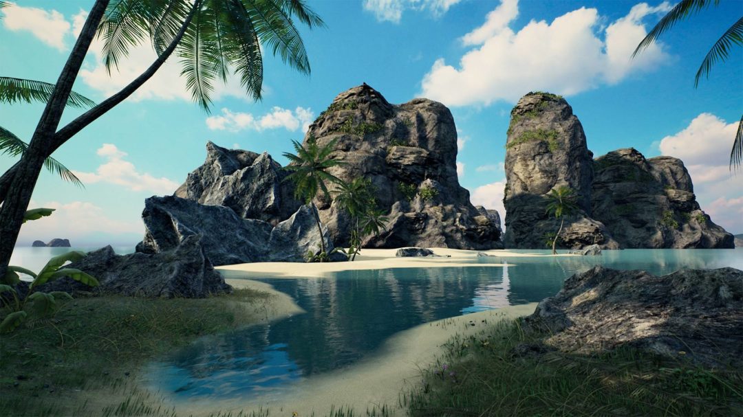 海边沙滩棕榈树海岸岩石UE模型设计素材 Unreal Engine – Brushify – Tropical Pack 样机素材 第5张-素材湾丨精选海外优质设计素材资源 海边沙滩棕榈树海岸岩石UE模型设计素材 Unreal Engine – Brushify – Tropical Pack 样机素材 sucaiwan.com