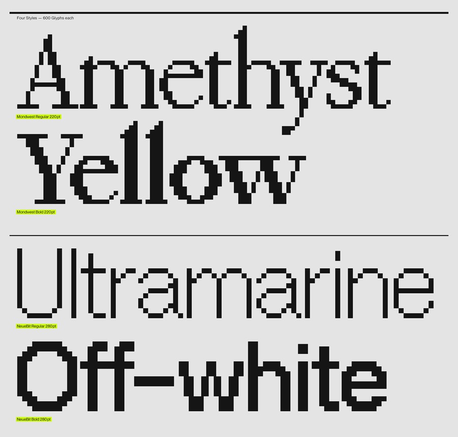 英文字体:经典复古像素风格未来主义/野蛮主义美学英文字体包 , 第2张-素材湾丨精选海外优质设计素材资源 英文字体:经典复古像素风格未来主义/野蛮主义美学英文字体包 , sucaiwan.com