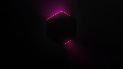 AE模板：优雅发光线条描边黑场渐隐LOGO扫光展示 , sucaiwan.com