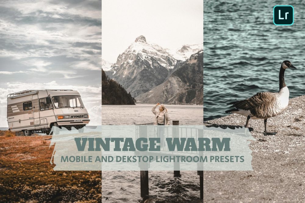 复古温暖生活旅行博主摄影照片调色Lightroom预设 Vintage Warm Lightroom Presets Dekstop and Mobile 插件预设 sucaiwan.com