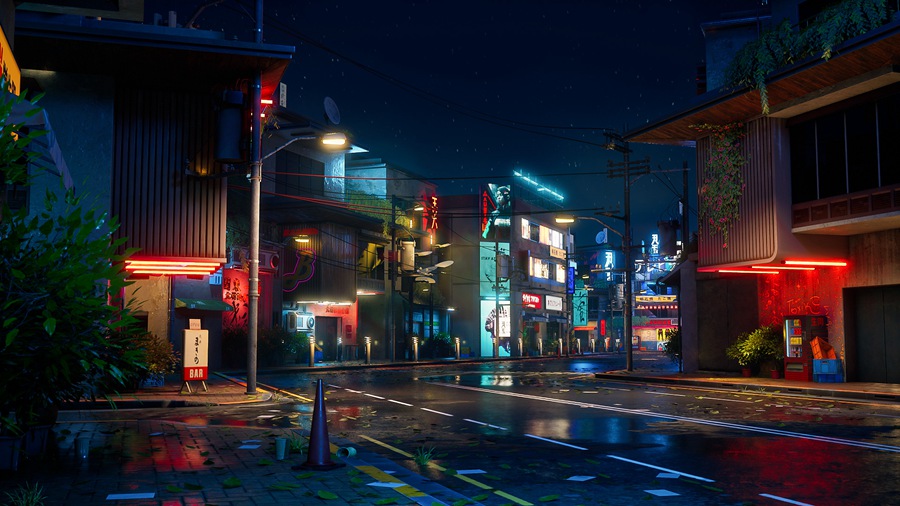 赛博朋克风日本东京市区贫民窟场景UE模型3D设计素材 Tokyo Street Part 2 样机素材 第4张-素材湾丨精选海外优质设计素材资源 赛博朋克风日本东京市区贫民窟场景UE模型3D设计素材 Tokyo Street Part 2 样机素材 sucaiwan.com