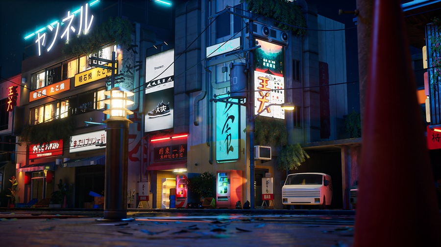 赛博朋克风日本东京市区贫民窟场景UE模型3D设计素材 Tokyo Street Part 2 样机素材 第8张-素材湾丨精选海外优质设计素材资源 赛博朋克风日本东京市区贫民窟场景UE模型3D设计素材 Tokyo Street Part 2 样机素材 sucaiwan.com