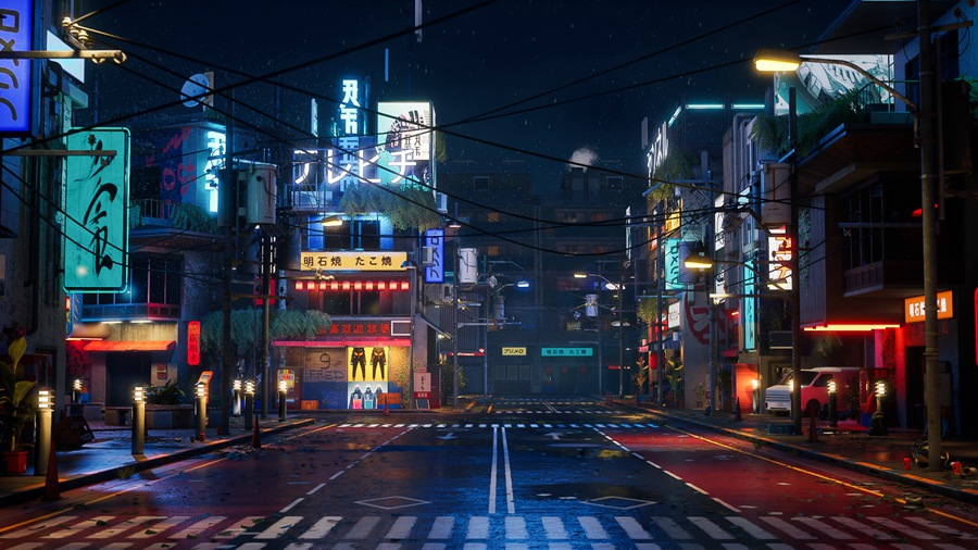 赛博朋克风日本东京市区贫民窟场景UE模型3D设计素材 Tokyo Street Part 2 样机素材 第11张-素材湾丨精选海外优质设计素材资源 赛博朋克风日本东京市区贫民窟场景UE模型3D设计素材 Tokyo Street Part 2 样机素材 sucaiwan.com