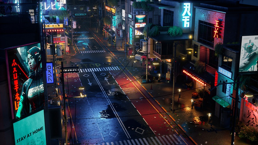 赛博朋克风日本东京市区贫民窟场景UE模型3D设计素材 Tokyo Street Part 2 样机素材 第12张-素材湾丨精选海外优质设计素材资源 赛博朋克风日本东京市区贫民窟场景UE模型3D设计素材 Tokyo Street Part 2 样机素材 sucaiwan.com