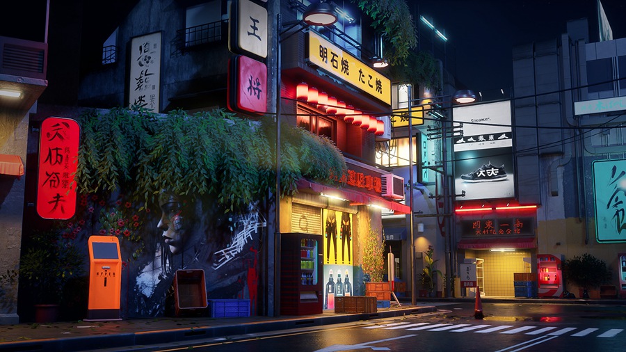 赛博朋克风日本东京市区贫民窟场景UE模型3D设计素材 Tokyo Street Part 2 样机素材 第17张-素材湾丨精选海外优质设计素材资源 赛博朋克风日本东京市区贫民窟场景UE模型3D设计素材 Tokyo Street Part 2 样机素材 sucaiwan.com