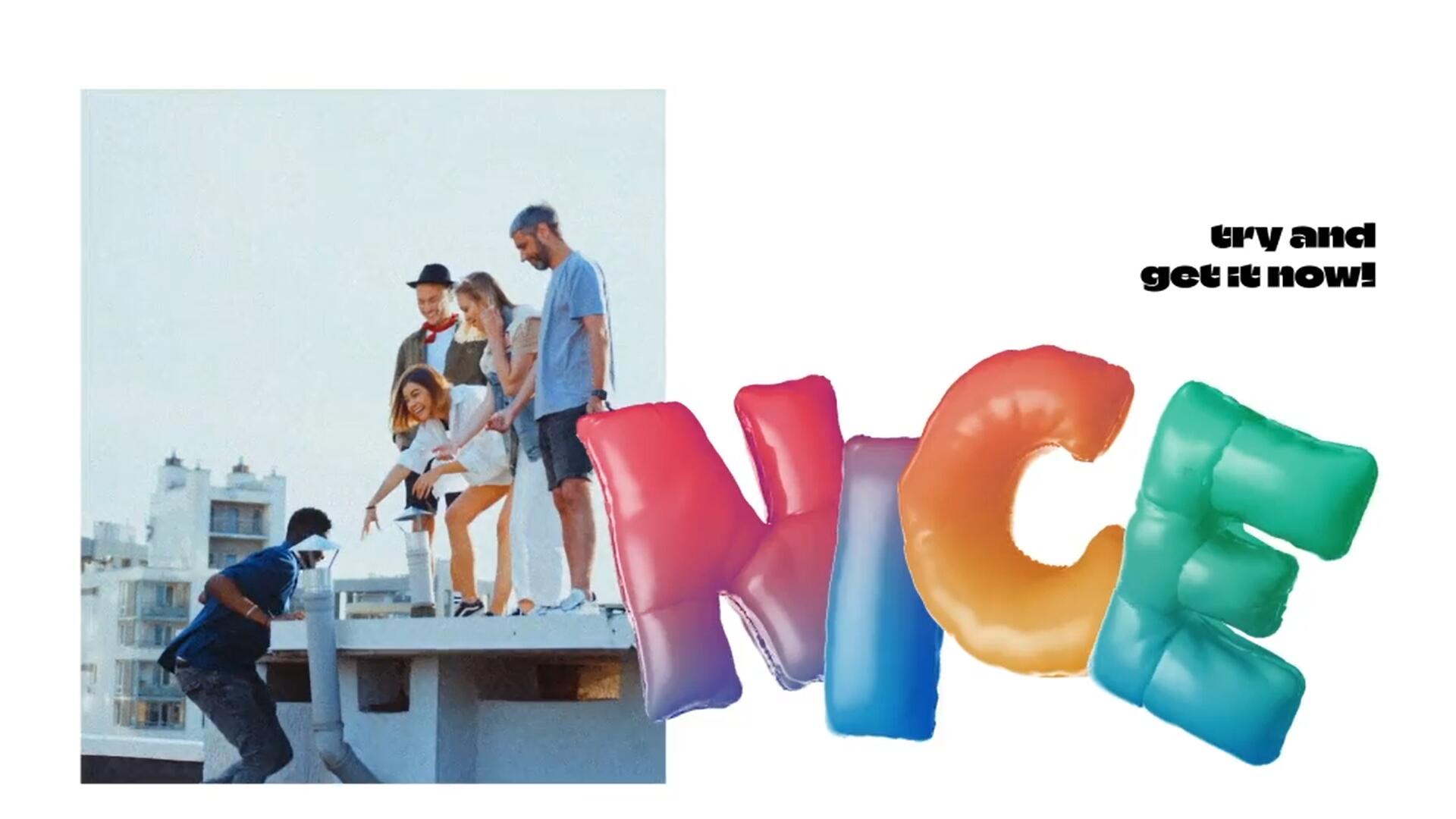 AE模板：趣味3D可爱充气膨胀气球大写英文字母数字标题排版装饰动画元素 , sucaiwan.com