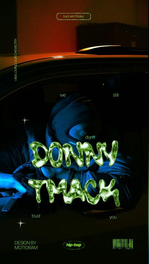 AE/PR模板：90年代复古酸性海报封面文字标题竖屏抖音小红书动画模板 , sucaiwan.com