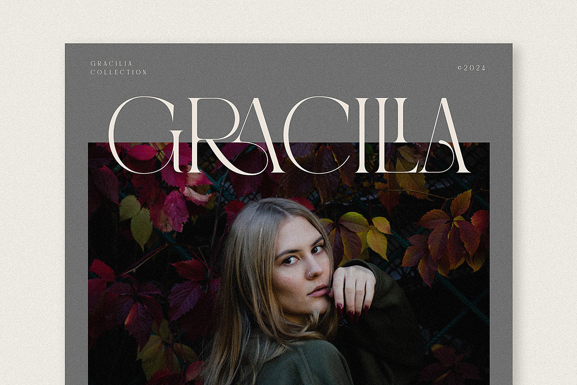 时尚复古品牌网站婚礼设计衬线英文字体安装包 Caroline Luxury Serif 设计素材 sucaiwan.com