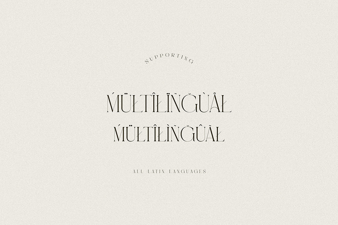 时尚复古品牌网站婚礼设计衬线英文字体安装包 Caroline Luxury Serif 设计素材 sucaiwan.com