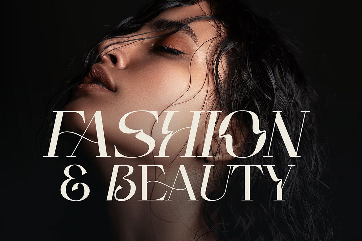 现代优雅品牌海报徽标设计衬线英文字体安装包 Soraya Sans And Serif 设计素材 sucaiwan.com