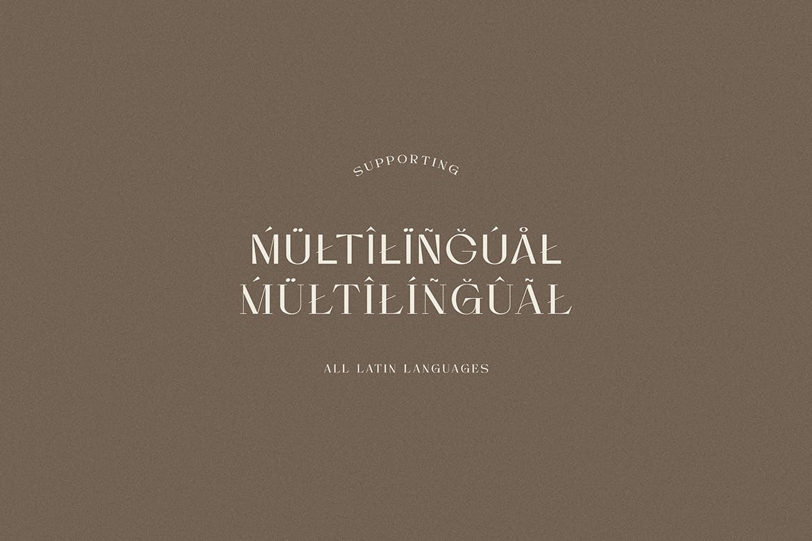 现代优雅品牌海报徽标设计衬线英文字体安装包 Soraya Sans And Serif 设计素材 sucaiwan.com