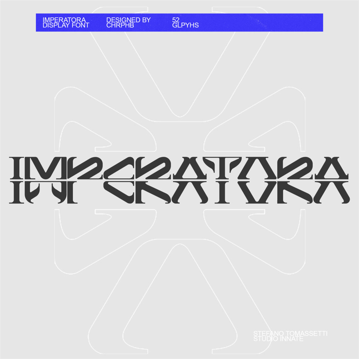 Studio Innate 赛博机能游戏优雅神秘奢华抽象艺术海报徽标标题LOGO设计装饰英文字体 Imperatora 设计素材 第1张-素材湾丨精选海外优质设计素材资源 Studio Innate 赛博机能游戏优雅神秘奢华抽象艺术海报徽标标题LOGO设计装饰英文字体 Imperatora 设计素材 sucaiwan.com