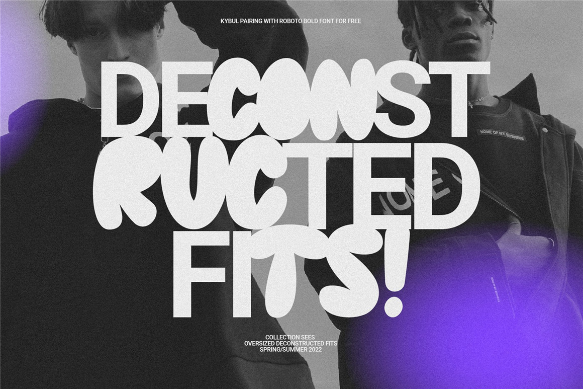 Kybul 时尚卡通复古趣味胖乎乎气泡厚重潮牌logo海报标题创意气泡英文字体包 Casual Bubbly 设计素材 第7张-素材湾丨精选海外优质设计素材资源 Kybul 时尚卡通复古趣味胖乎乎气泡厚重潮牌logo海报标题创意气泡英文字体包 Casual Bubbly 设计素材 sucaiwan.com