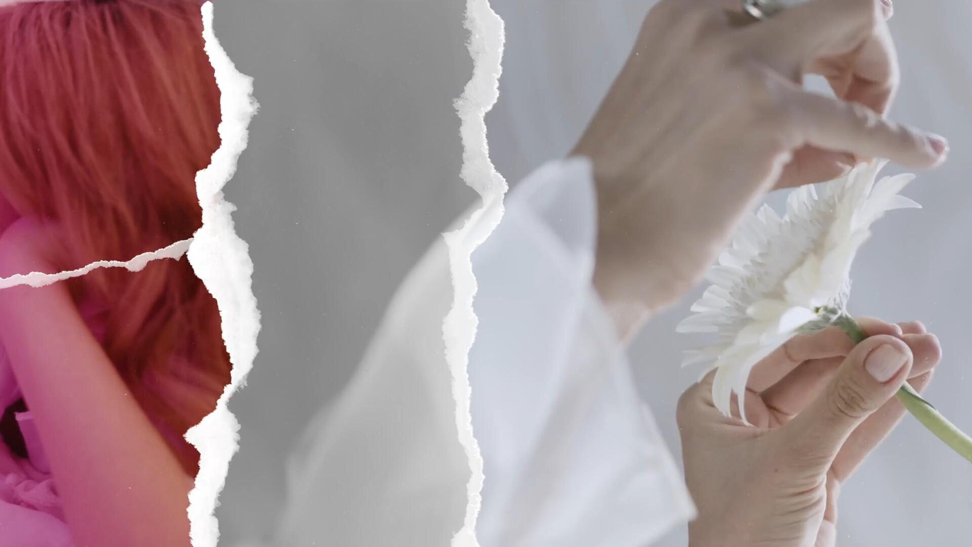 AE模板：新潮邋遢粗糙撕纸美学撕裂边缘定格快闪动画开场片头 , sucaiwan.com