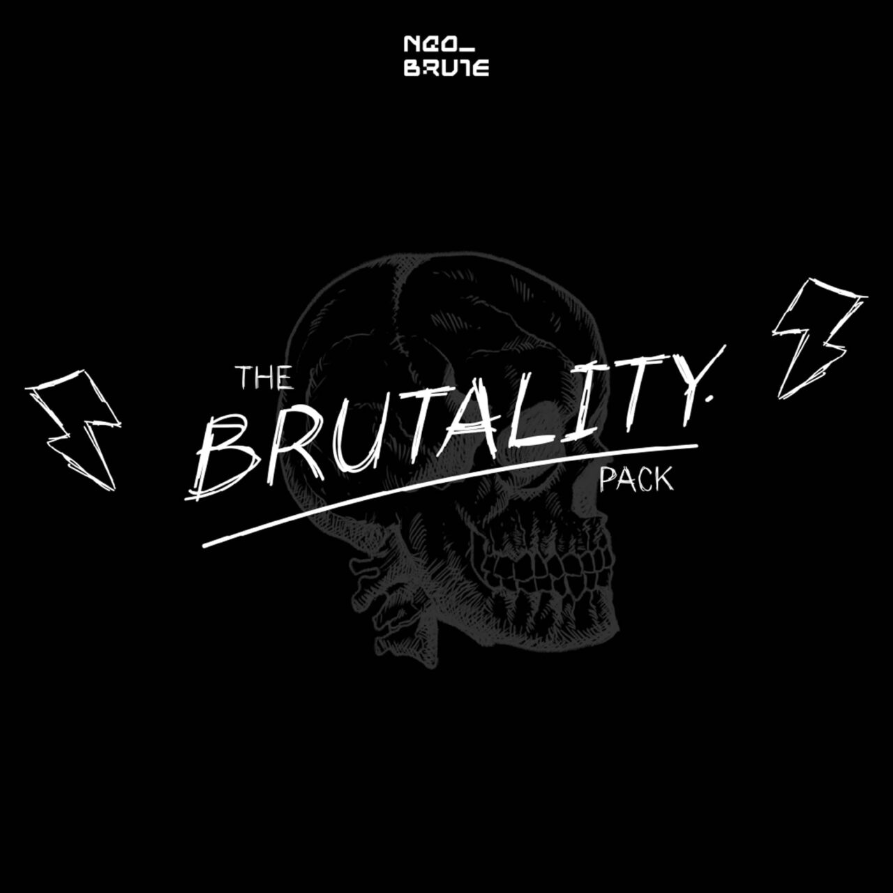 Studio Innate 潮流街头嘻哈暗黑创意手绘社交媒体T恤服饰PNG图标包 Brutality 图标素材 sucaiwan.com