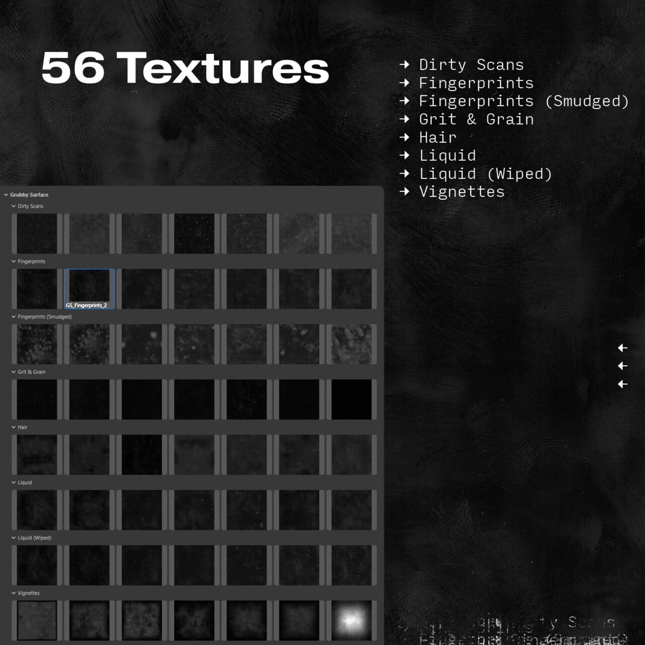 Studio Innate 56款黑色做旧粗糙划痕污渍水渍指纹专辑封面海报设计纹理底纹4k背景图设计素材 Grubby Surface 图片素材 第2张-素材湾丨精选海外优质设计素材资源 Studio Innate 56款黑色做旧粗糙划痕污渍水渍指纹专辑封面海报设计纹理底纹4k背景图设计素材 Grubby Surface 图片素材 sucaiwan.com