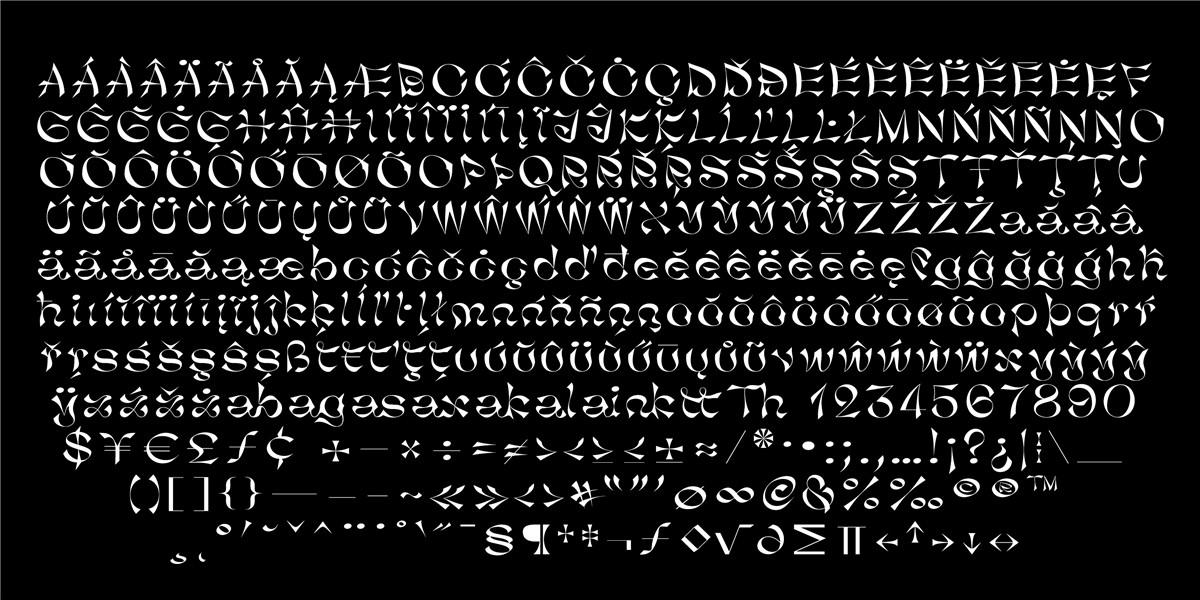 时尚炫酷巴洛克式曲线标题徽标文字设计手写英文字体 GoliaGolia Font , sucaiwan.com