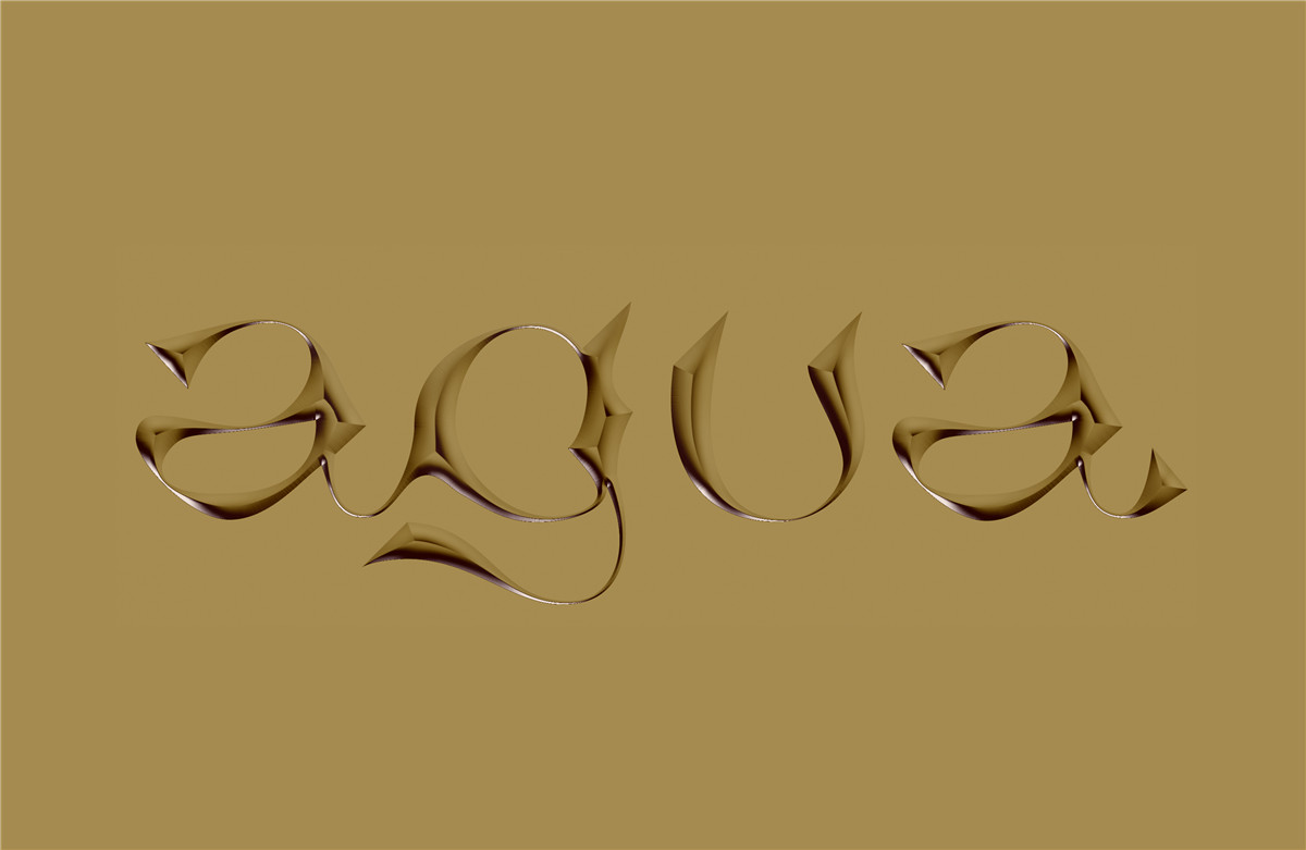 时尚炫酷巴洛克式曲线标题徽标文字设计手写英文字体 GoliaGolia Font , sucaiwan.com