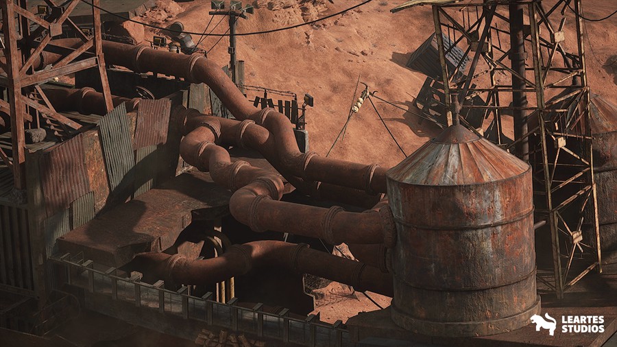 未来科幻废弃破损石油化工工厂3d模型ue设计素材 Wasteland Environment 样机素材 第10张-素材湾丨精选海外优质设计素材资源 未来科幻废弃破损石油化工工厂3d模型ue设计素材 Wasteland Environment 样机素材 sucaiwan.com