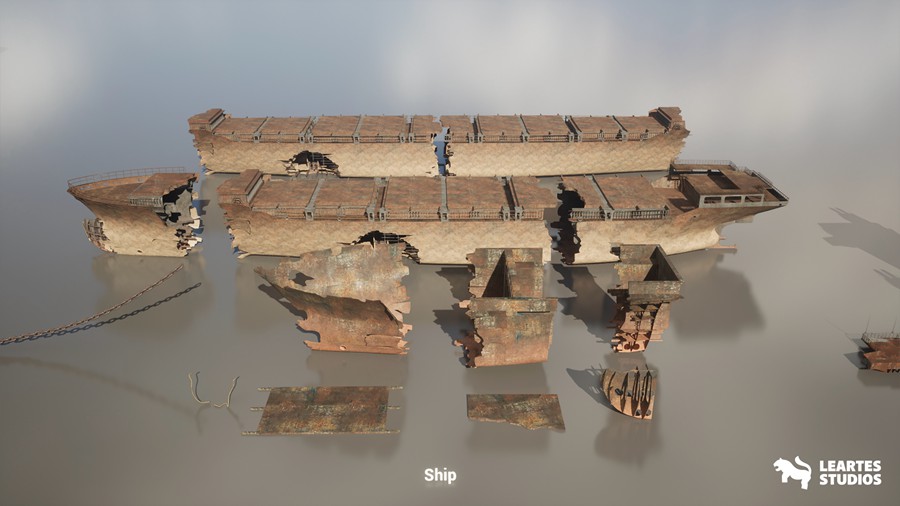 未来科幻废弃破损石油化工工厂3d模型ue设计素材 Wasteland Environment 样机素材 第20张-素材湾丨精选海外优质设计素材资源 未来科幻废弃破损石油化工工厂3d模型ue设计素材 Wasteland Environment 样机素材 sucaiwan.com