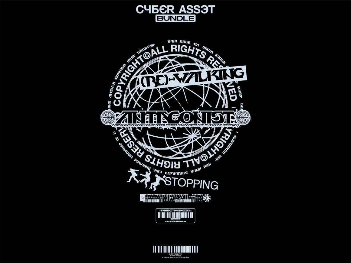 Hvnter 279个赛博朋克未来机能抽象艺术图标UI矢量插画设计套件 CYBER ICON BUNDLE 图片素材 第2张-素材湾丨精选海外优质设计素材资源 Hvnter 279个赛博朋克未来机能抽象艺术图标UI矢量插画设计套件 CYBER ICON BUNDLE 图片素材 sucaiwan.com