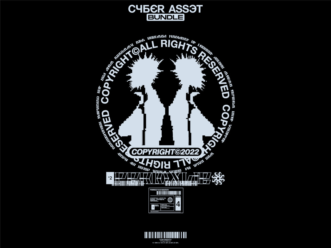 Hvnter 279个赛博朋克未来机能抽象艺术图标UI矢量插画设计套件 CYBER ICON BUNDLE 图片素材 第6张-素材湾丨精选海外优质设计素材资源 Hvnter 279个赛博朋克未来机能抽象艺术图标UI矢量插画设计套件 CYBER ICON BUNDLE 图片素材 sucaiwan.com