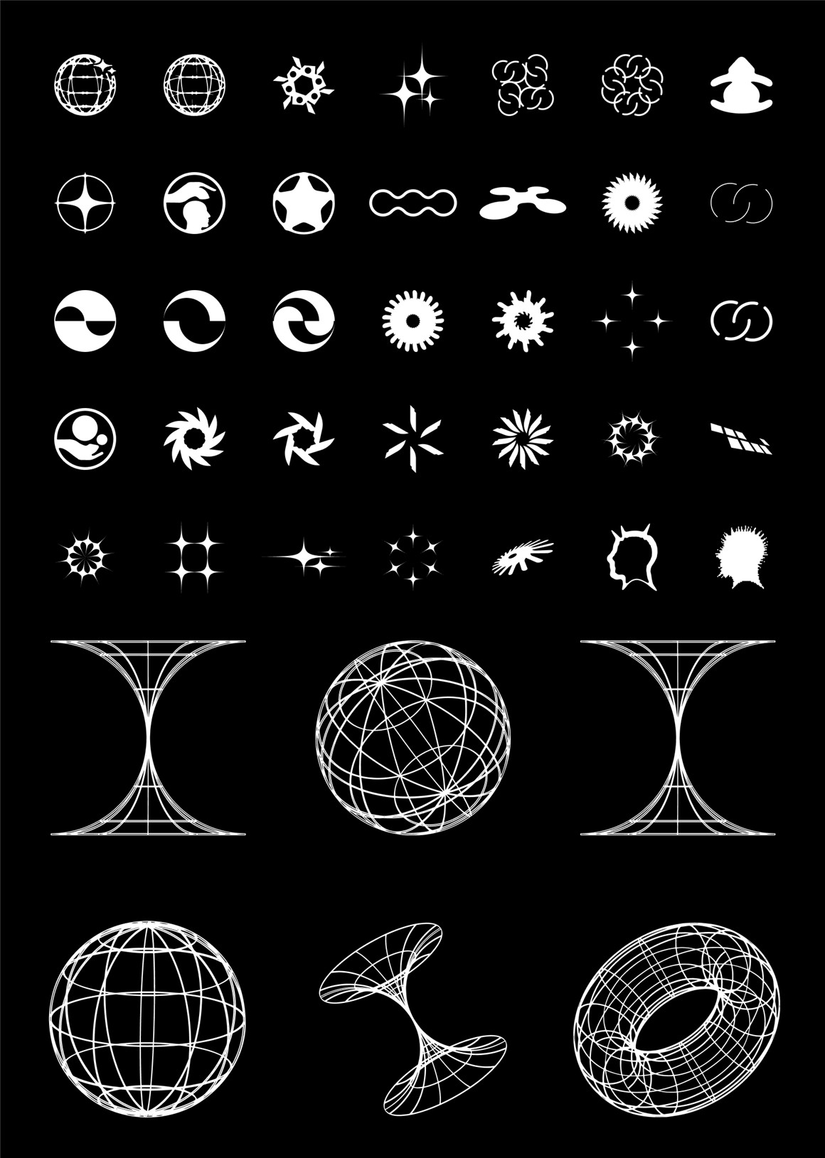 Hvnter 279个赛博朋克未来机能抽象艺术图标UI矢量插画设计套件 CYBER ICON BUNDLE 图片素材 第10张-素材湾丨精选海外优质设计素材资源 Hvnter 279个赛博朋克未来机能抽象艺术图标UI矢量插画设计套件 CYBER ICON BUNDLE 图片素材 sucaiwan.com